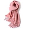 100 Pure Wool Scarves Women's Winter High-end Cashmere Oversized Shawl Gift