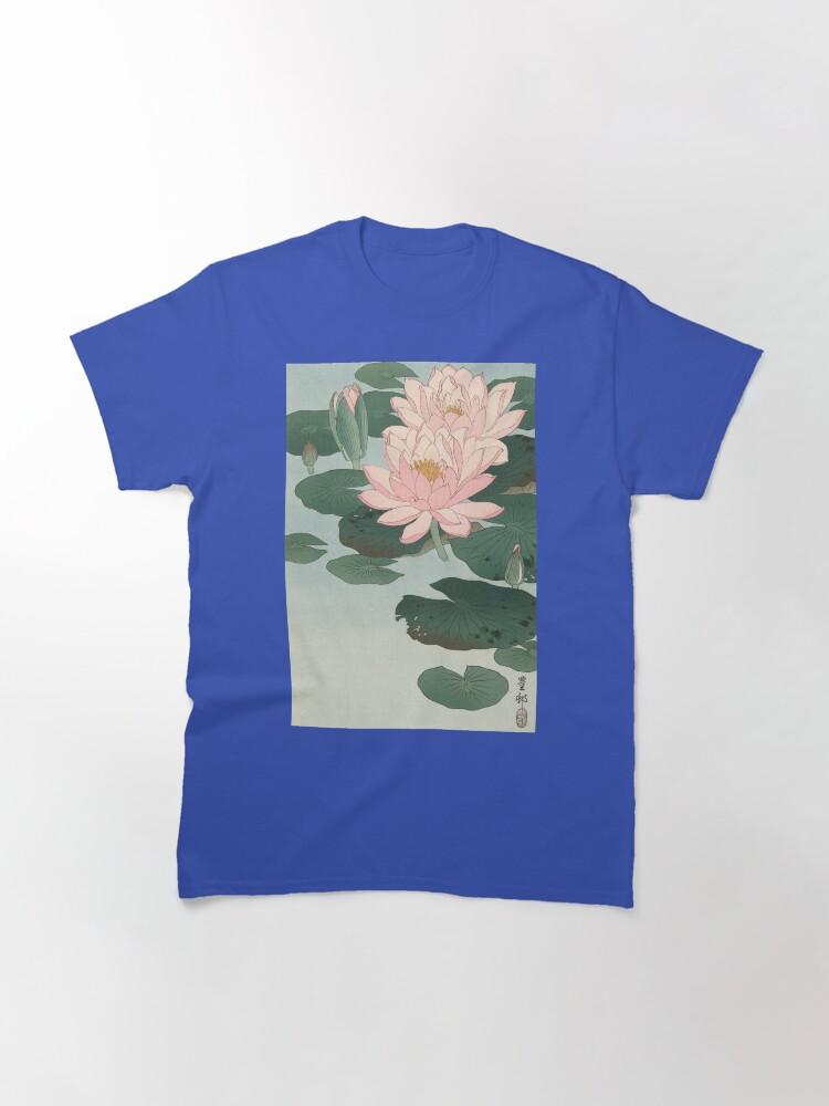 E Flowering Water Lily, Ohara Koson Classic T-Shirt