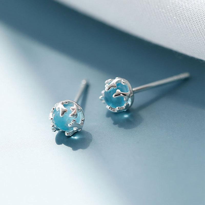 Серьги с кристаллами простые женские маленькие и универсальные серьги для женщин корейский стиль индивидуальные свежие серьги