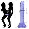 Dildo Strap On Realistic Penis with Suction Cup G-spot Anal Butt Plug Belt Wearable Panties Adult Lesbian Masturbation Sex Toy