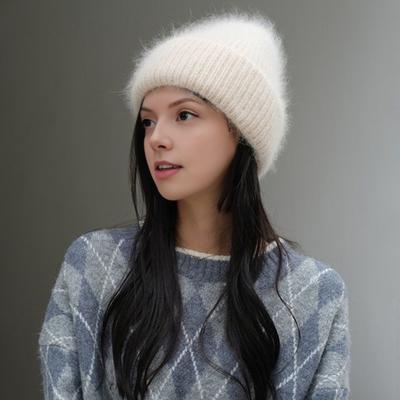 Шерстяная вязаная шапка однотонная бесшовная зимняя шапка-бини для улицы, спорта, рыбалки, катания на лыжах, пешего туризма, сноубординга