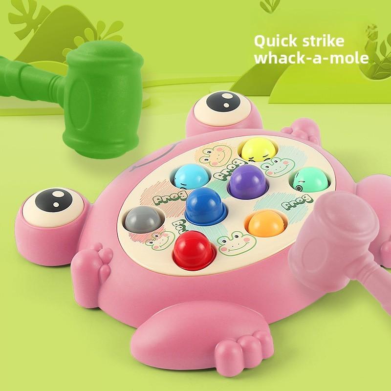 Childrens Touchactivated Frog Moles Whacking Game With Sound And Bright Colors For Learning