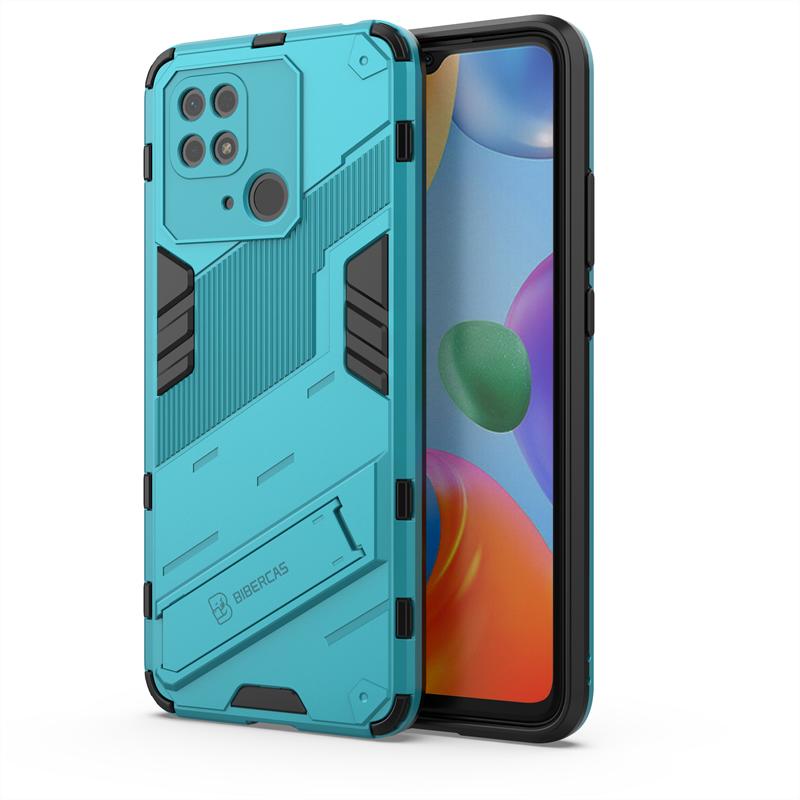 Для Xiaomi Redmi 10C 10 C C10 чехол роскошный противоударный бронированный автомобильный магнитный чехол для телефона с подставкой для Redmi10C 220333QAG 6.71" задняя крышка