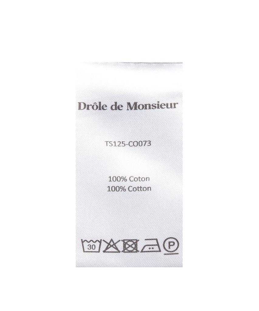 DROLE DE MONSIEUR Le T-Shirt Slogan Ml - Brown