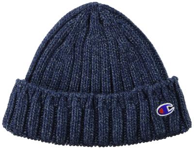 Champion Вязаная шапка WHOLEGARMENT Сделано в Японии 492-1011 Темно-синий Один размер 57-59 см Унисекс Шапка-бини Зимняя шапка