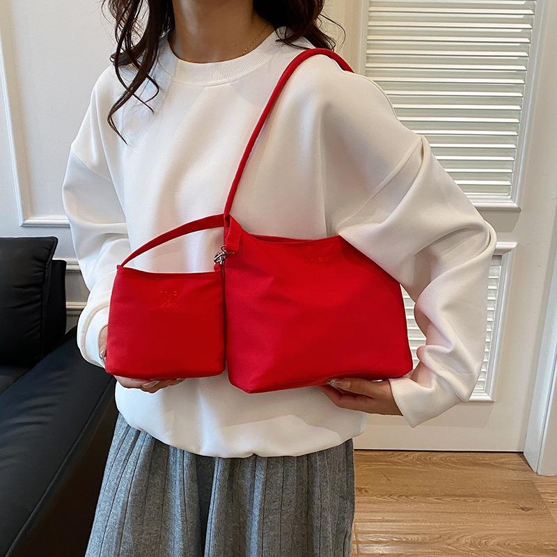 Осень новая женская персонализированная сумка через плечо текстура модный тренд нишевый дизайн сумка подмышку