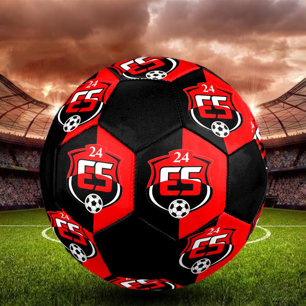 24 Erzincanspor Футзальный Мяч Цветной Для Всех Возрастов Размер 5 Машинная Строчка ПВХ Готов к Соревнованиям Прочный Высокий Отскок