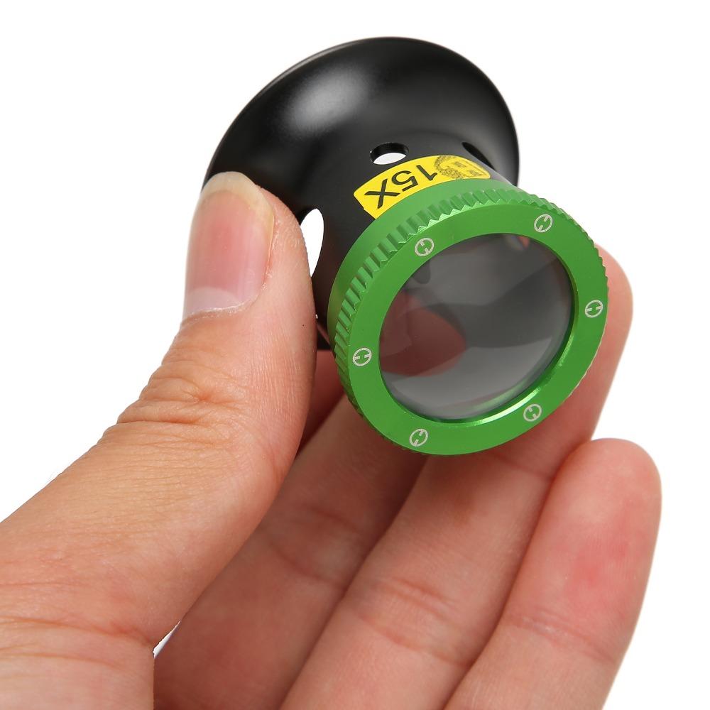 5X/10X/15X/20X Magnification Eye Loupe High Hardness Jewelers Loupe Gems Inspection
