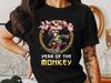 Chinese New Year Monkey T-Shirt, Lunar New Year Monkey Tee, Chinese Zodiac Monkey Shirt, Year of the Monkey Top