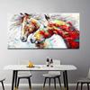 Картина с лошадью Настенное искусство Картина Холст Живопись Постеры Принты Картина с животным Домашний декор