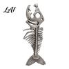 Creative Bar Accessories Vintage Fish Bone Bottle Opener Heavy Duty Beer Cap Unique Metal Remover Remover Professional Kitchen Gadget for