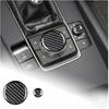 AIRSPEED Carbon Fiber for Mazda 3 Axela 2019-2025 Center Console Air Vent Outlet Panel Cover Interior Trim Accessory, Black