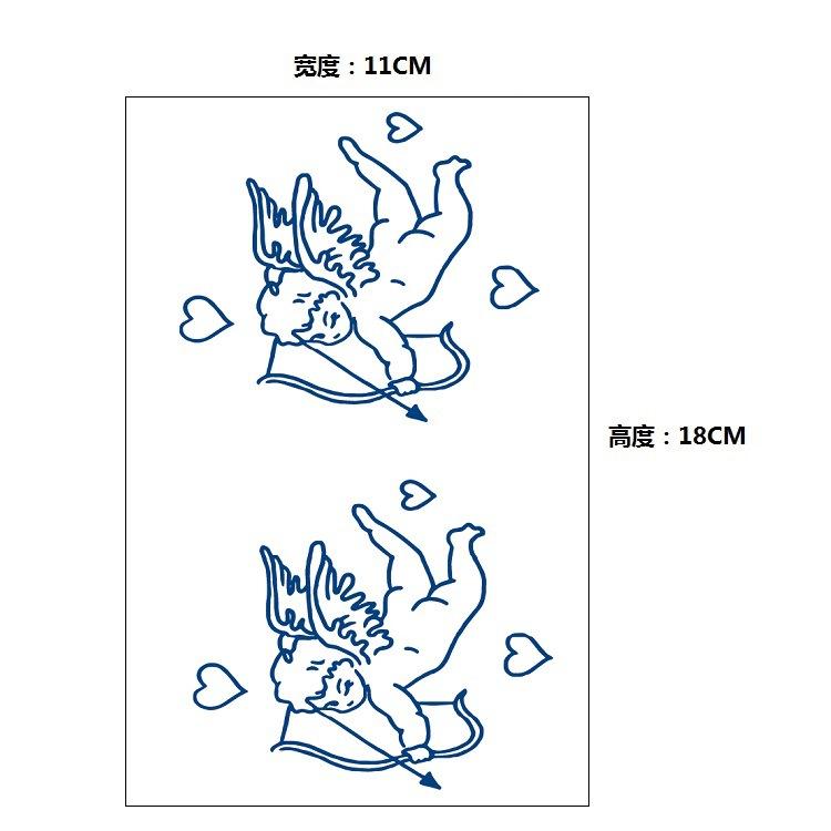 No Reflection, No Gradual Change, Xinyao Herbal Waterproof Tattoo Sticker, Male And Female Simulation Fixed Paper Sticker