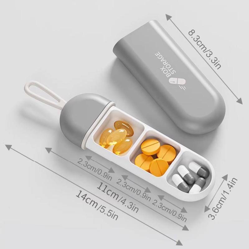 1 шт органайзер для лекарств аккуратный и опрятный дорожный портативный медицинский прочный контейнер для таблеток ежедневная таблетка