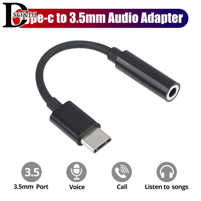 Type C To 3.5mm Earphone Jack AUX USB C Cable Headphones Adapter 3.5 Jack Audio Converter Cable For Huawei P20 Xiaomi Redmi