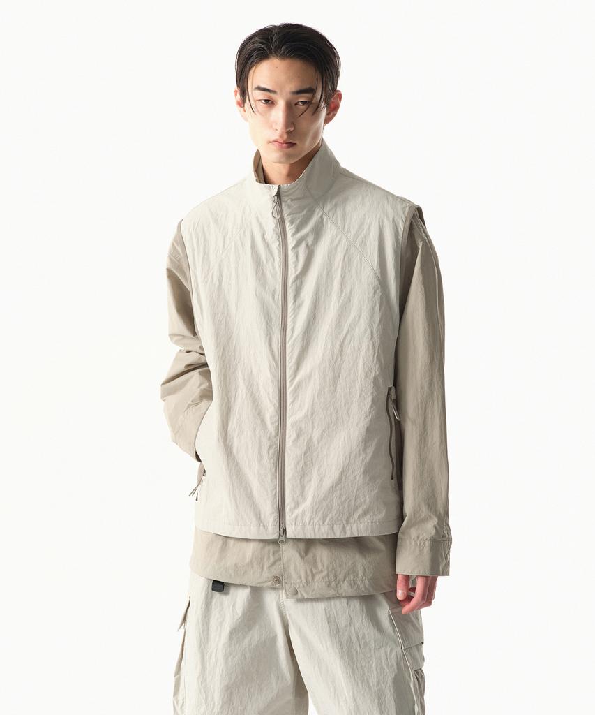Musinsa Standard [City Leisure] Mesh Pocket Vest [Dusty Cream]