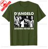 RIP Legend Dangelo All Album T Shirt Design Brown Sugar Tour Concert Merch Retro Rap Tee 90s Rnb 2000s Music Cotton Tshirts