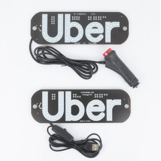 Светодиодный автомобильный световой знак, украшение с присоской, супер яркий Plug-Play, простая установка, световая доска, вывеска, автомобильные аксессуары