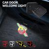 1/2 шт. Для Abarth 500 Punto Bravo Tipo 595 Логотип Скорпиона Автомобильный HD Проектор Светодиодный Свет Приветствия Двери Автомобиля Декор Салона