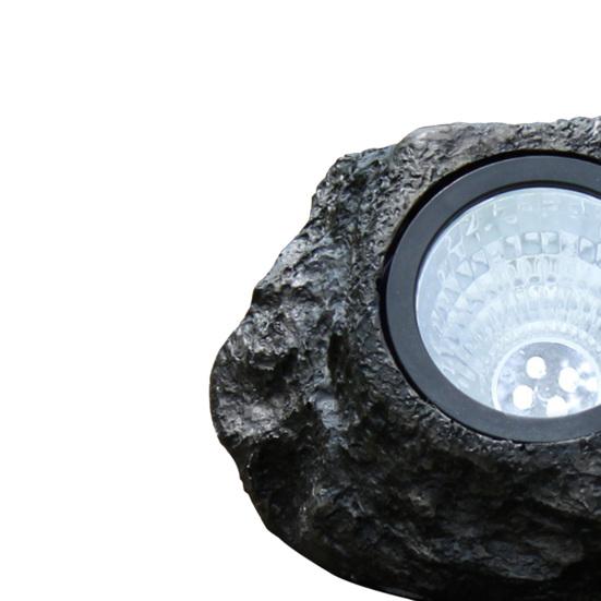 Солнечная каменная лампа светодиодная непромокаемая 4 дизайнерская лужайка для сада камней декоративный свет для патио