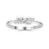 Tancise Classic 925 Sterling Silver  Zircon Ring Ladies Jewelry Wedding Promise Party Gift