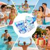 New Inflatable Water Hammock with Armrests PVC Floating Lounger Sofa for Adults Summer Print Pool Float Inflatable Lounger