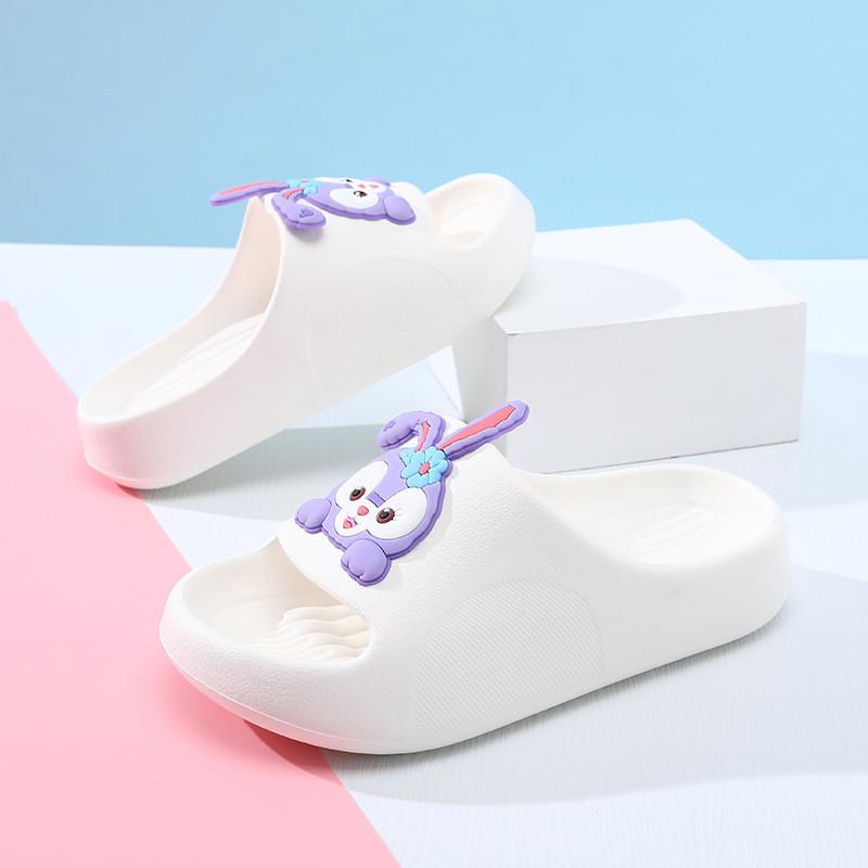 Удобные и дышащие детские тапочки Мягкие летние домашние тапочки из ЭВА для девочек