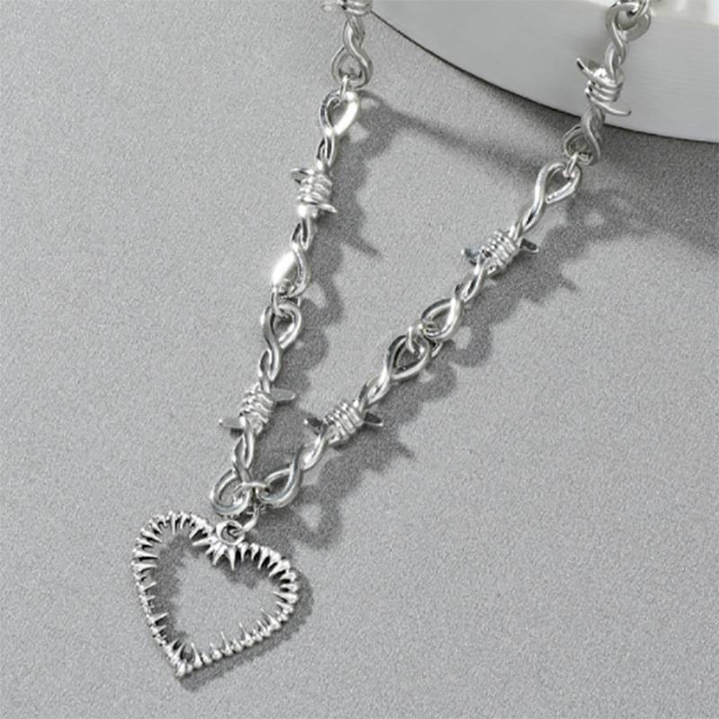 Колючая проволока Маленькая проволока Хип-хоп аксессуары Готический панк стиль Колючки Колючки Цепь