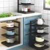 Pot Rack Storage Rack Kitchen Rack Under the Sink Cabinet Multi-layer Adjustable Shelf Countertop Dedicated To Pot Rack