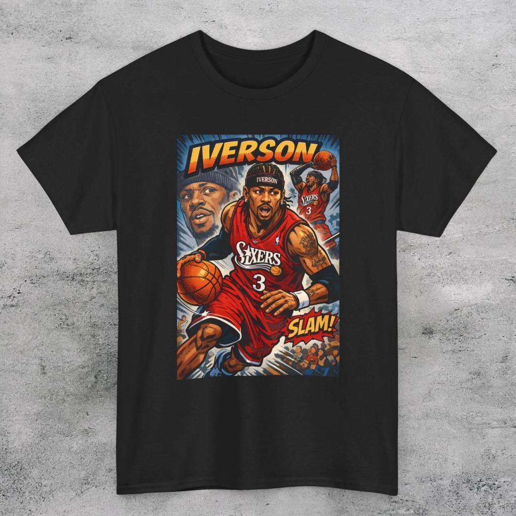 ALLEN IVERSON PHILLY Vintage Style Unisex T SHIRT