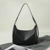 Crescent Bag Soft Leather French Shoulder Bag for Women Women's Underarm Bag