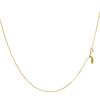 Gold Chain Necklace 18K K18 Snake Width Maximum 45cm Length Adjustable [Lara Christie] 0.7mm Approx. 2.9g Lc97-0015