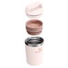 STANLEY Cafe To Go Vacuum Mug with Lid Cup 230ml Stainless Steel Cold Insulation Water Bottle Bottle Tumbler Outdoor Office Coffee Cream 0.23L