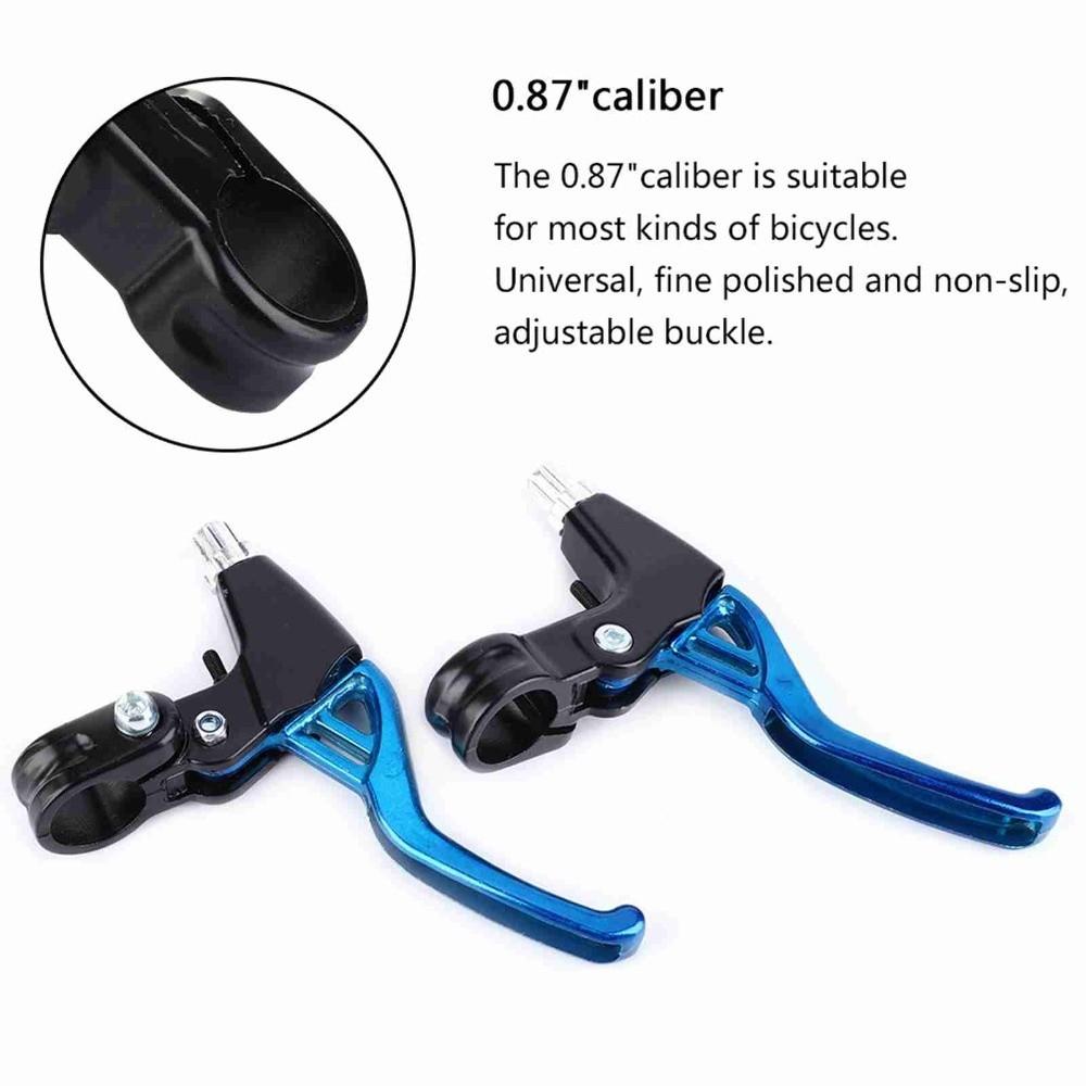 1 Pair Aluminum Alloy Bicycle Brake Levers 4 Finger Grip Bike Brake Handle ,Most Bicycle