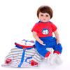 KEIUMI Кукла Reborn Bebe, игрушка, тканевое тело, Реалистичная кукла с жирафом для детей, подарки на день рождения и Рождество