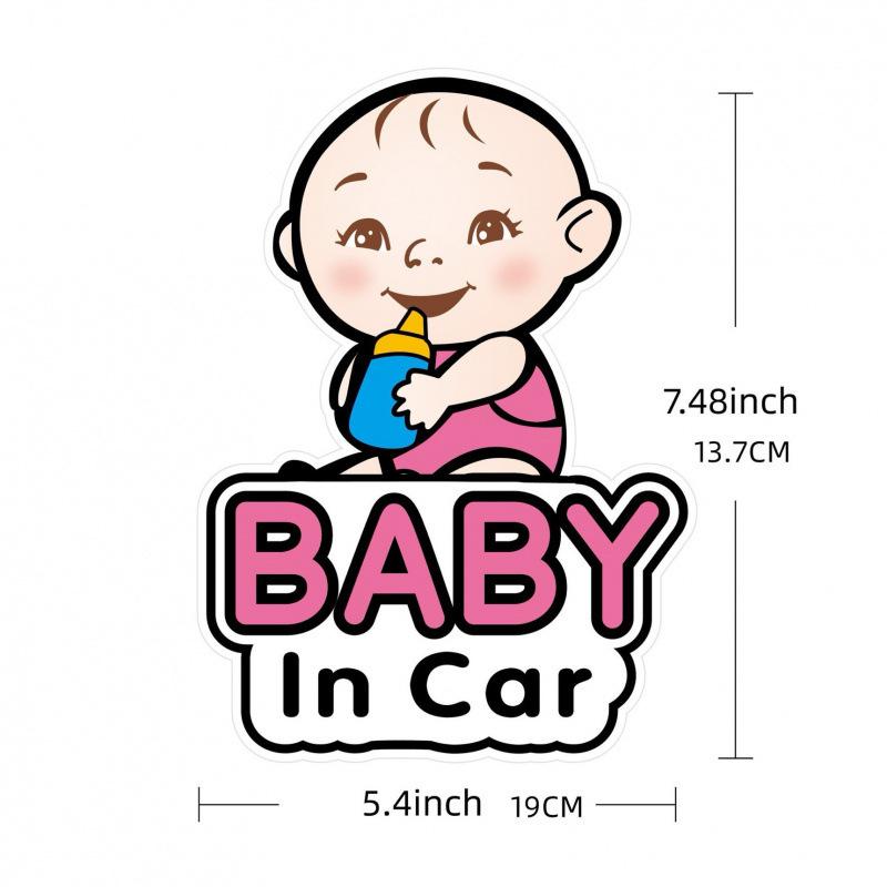 Новые стикеры BABYincar для колясок без следов - Прочный ПВХ материал, Автоаксессуары