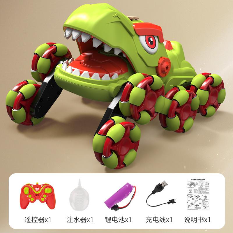 Восьмиколесный динозавр с дистанционным управлением, трюковая машина, спрей, скалолазание, дети, мальчик, электрическая игрушка, дистанционный контроль, машина