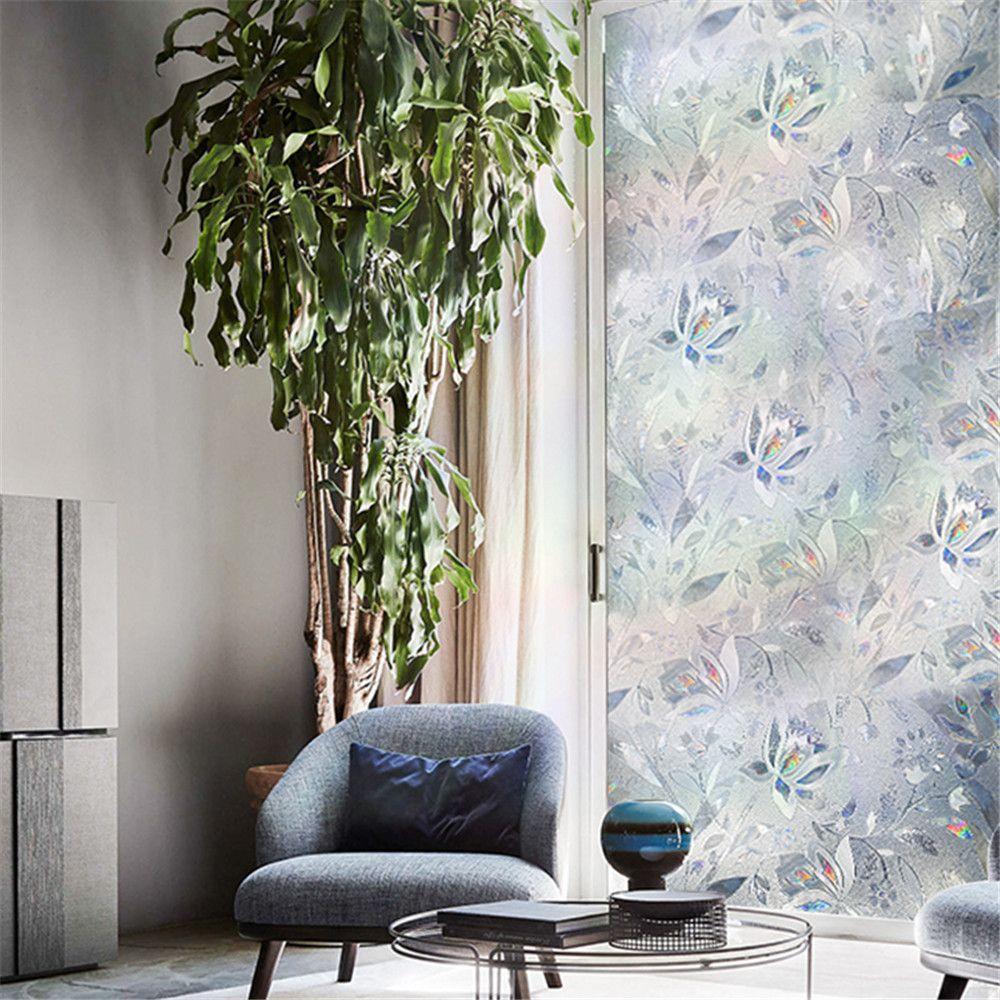 Window Vinyl Sticker 3D Static Decorative Privacy Window Films Glass Sticker Window Glass Sticker