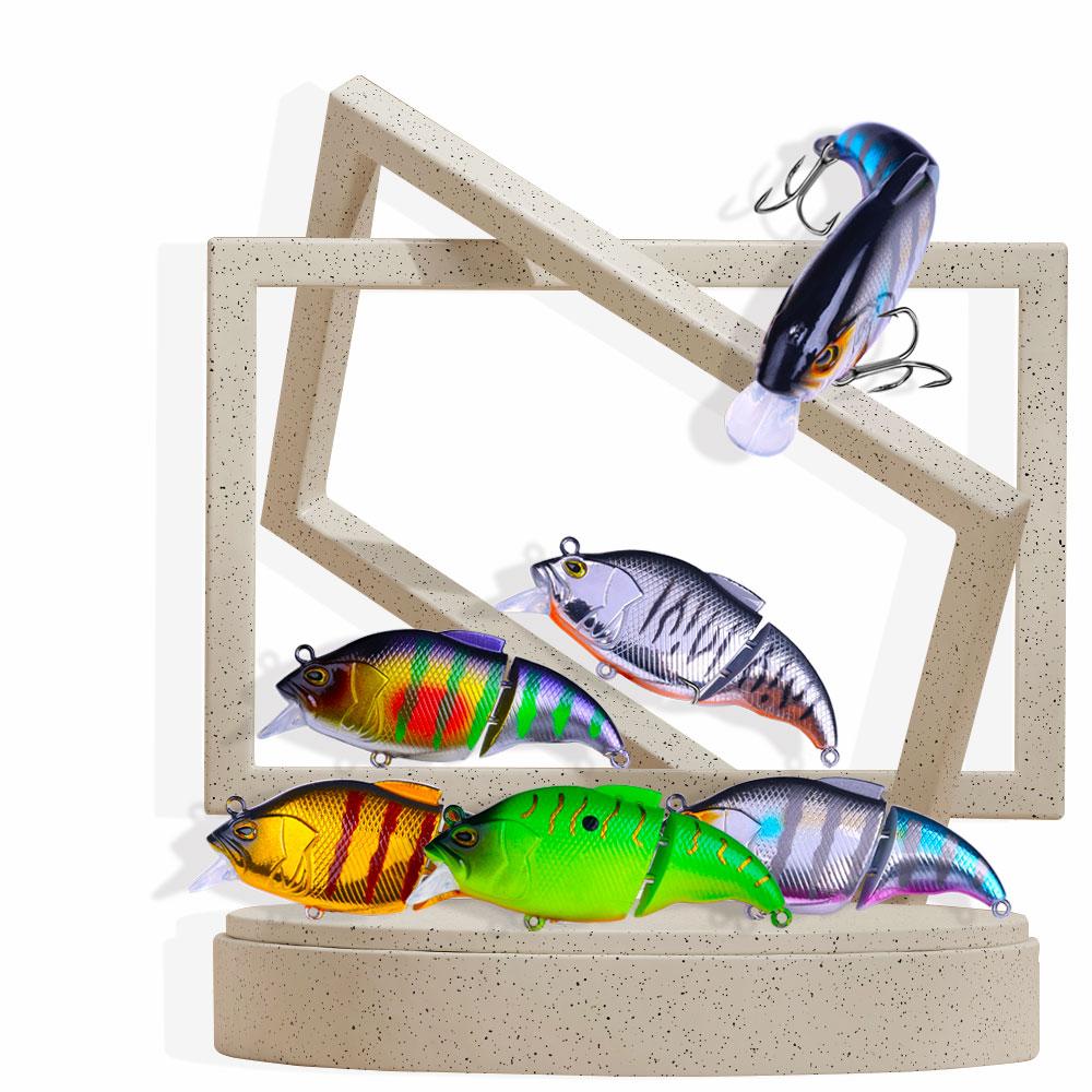 1pcs/big Jointed Glide Swimbait Hard Lure Artificial Hard Bait Pike Lure for Predator Trout Wobbler 7.7cm/11g