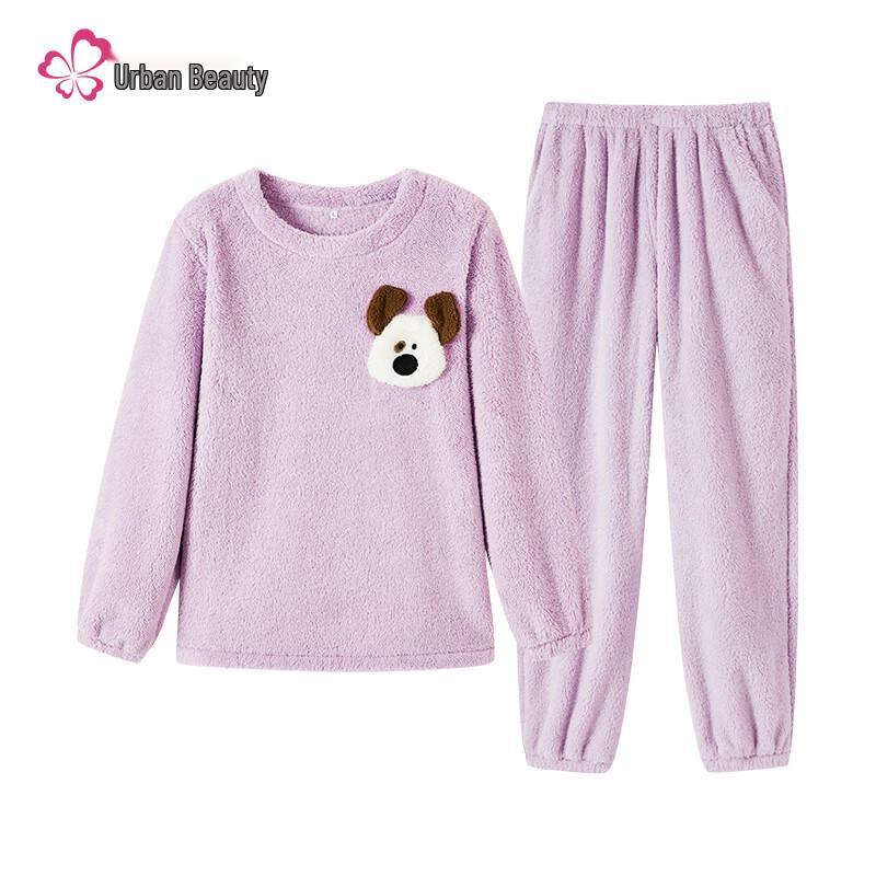 Женский теплый пижамный комплект из кораллового флиса Urban Beauty