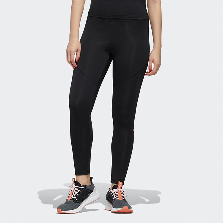 adidas Climalite Бег Повседневные дышащие штаны для йоги и фитнеса Женские штаны Черные FL9220