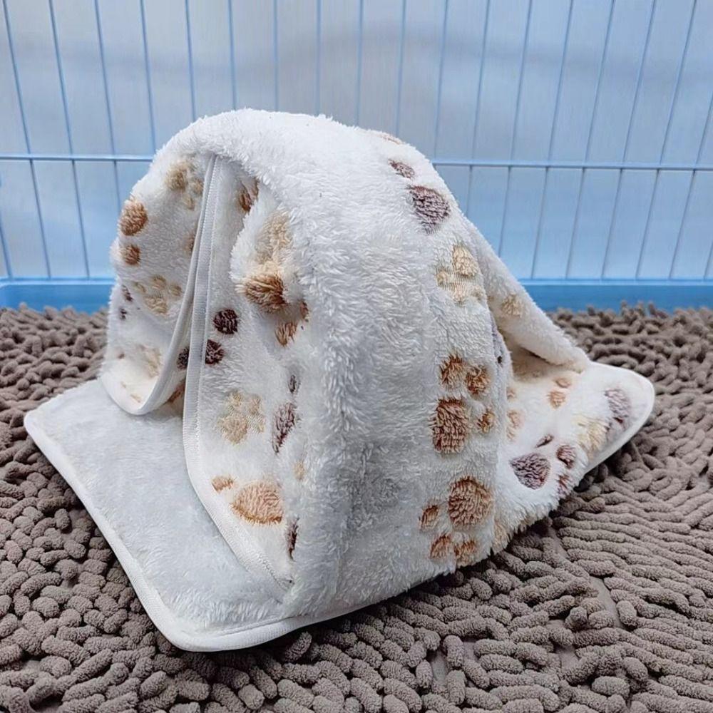 Washable Guinea Pig Hideout Winter Warm Hamster Nest Cozy Guinea Pig Bed Pet Accessories