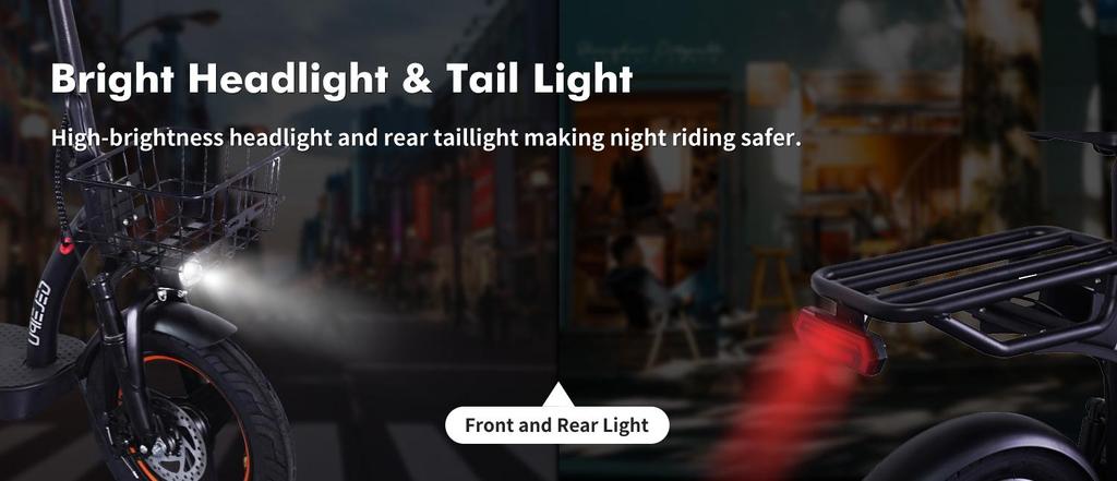 GELEIPU C14 Складной Электросамокат 500 Вт Мотор Аккумулятор 48В17.5Ач 14 * 2.5" Надувные Шины Макс. Скорость 32 км/ч Макс. Дальность 100 км