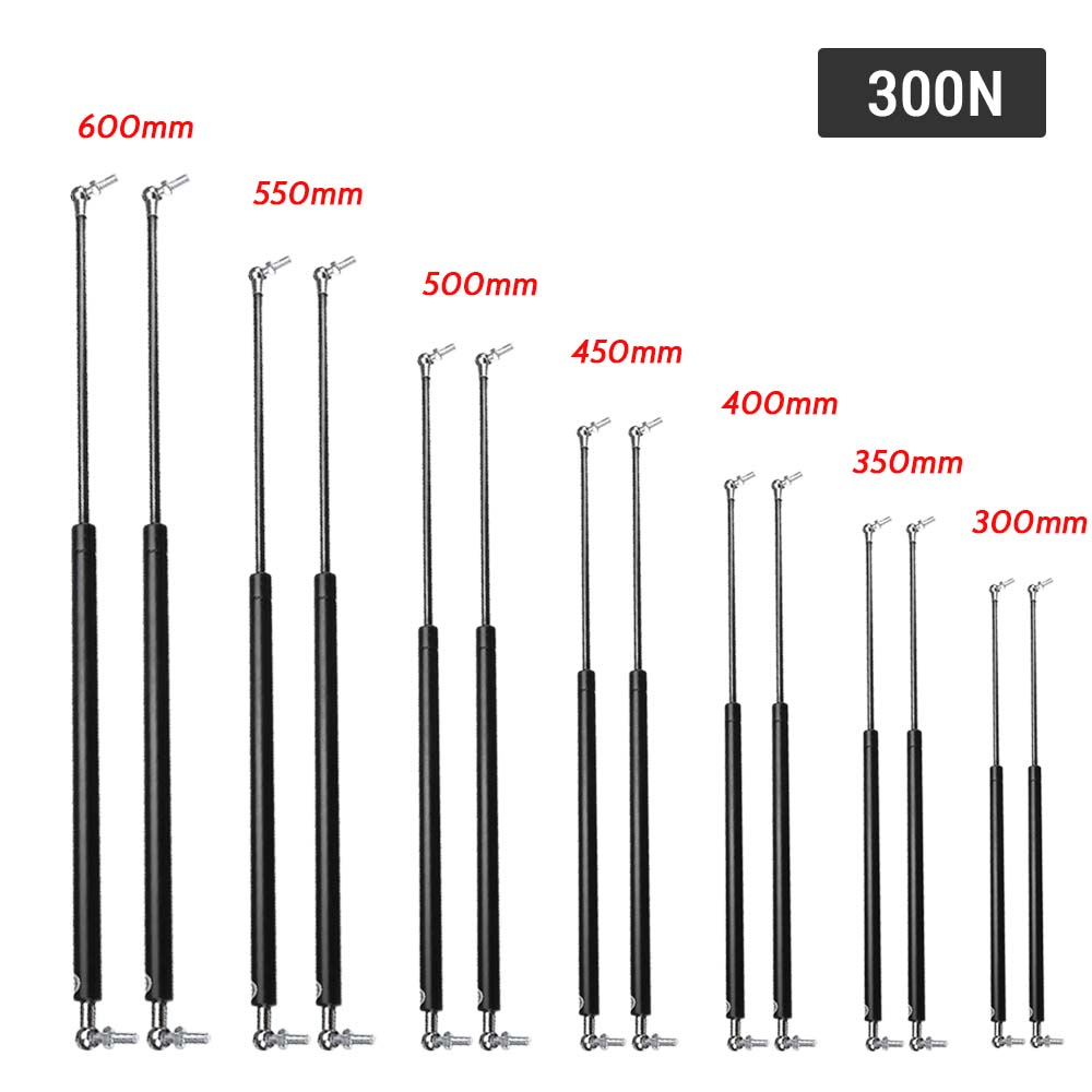2 шт. универсальные 300 Н газовые пружины опорные стержни используются для поддержки передней крышки клапана капота двигателя заднего багажника автомобиля