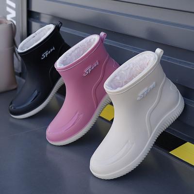 Женские модные осенне-зимние противоскользящие водонепроницаемые износостойкие ботинки с фиксированной хлопковой стелькой и толстой подошвой