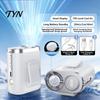 Rechargeable Battery Operated Fan Portable Waist Fan, Personal Body with Flashlight, Wireless Clip-on Stepless Wind Speed for Neck Belt Hip,