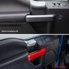 4x Red Inner Car Door Handle Decor Cover Trim For Ford F150 2015-20 Accessories