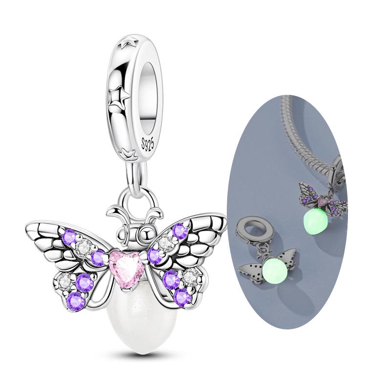 Медные Шармы Бусины Семейная Любовь Кубок Светлячок Крест Подвеска Подходят Оригинальному Браслету Ожерелью Шарм Женские Ювелирные Изделия Подарки