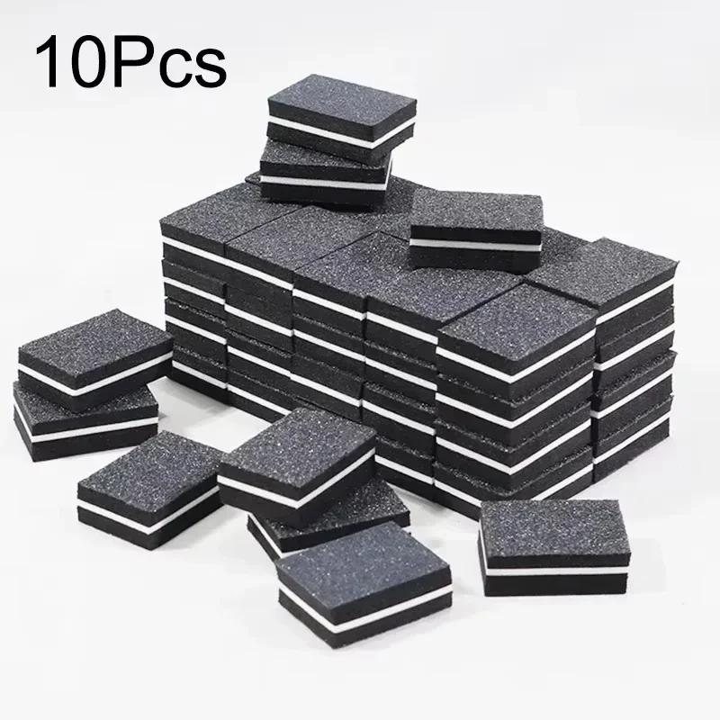10-100PCS Double-sided Mini Nail File Blocks Colorful Sponge Nail Polish Sanding Buffer Strips Polishing Manicure Nail Art Tools