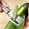 Многофункциональная овощечистка для кухни с ручкой из нержавеющей стали и открывалкой для бутылок, 5 в 1, из нержавеющей стали, для зеленого лука